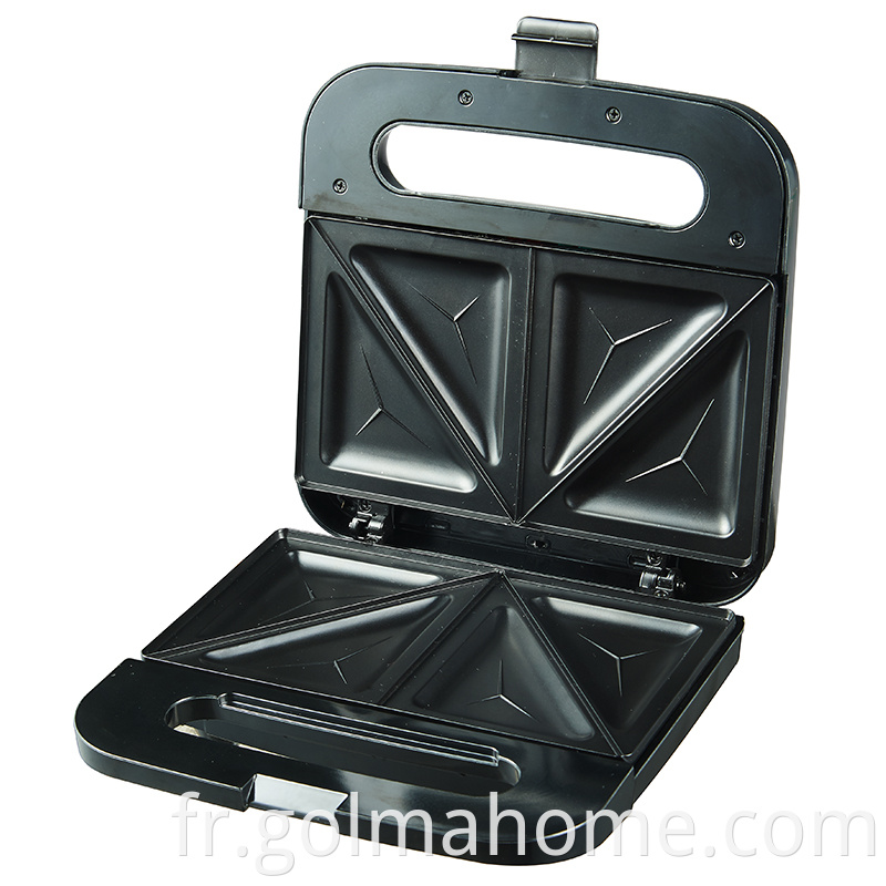 Nouveau Style Sandwich Maker Revêtement Antiadhésif Cool Touch Logement Sandwich Presse Gaufrier/Grill/Sandwich Maker